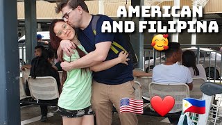 Meeting my man for the first time in 2024 American and Filipina love story [upl. by Moth]