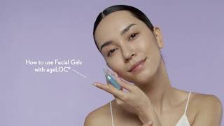 ageLOC Galvanic Spa Facial Gels Usage Guide [upl. by Uta]