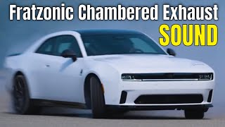 2024 Dodge Charger Daytona Scat Pack EV Fratzonic Chambered Exhaust Sound [upl. by Coney]