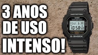 CASIO GShock DW5600 DEPOIS DE 3 ANOS DE USO PESADO [upl. by Fradin]