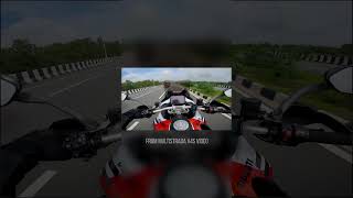 Working of Adaptive cruise control on motorcycles multistradav4s [upl. by Nnaylloh455]