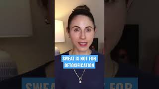 Sweat is not “detoxifying” dermatologist DrDrayzday [upl. by Namharludba]