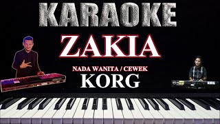 Karaoke Zakia Nada Cewek  Ahmad Albar  Live Orgen Tunggal  Hd Quality  Rockdut Version [upl. by Levi]