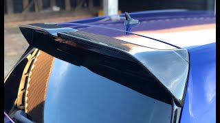 MK7  MK75 Golf Spoiler Install Tutorial  How To Install for Golf R  GTI  GTD  TDI [upl. by Leuqim570]