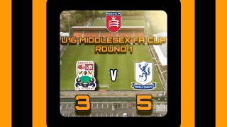 U16 Middlesex FA Cup Round 1 Barnet FC Academy v Enfield Town FC 151023 [upl. by Amitak]