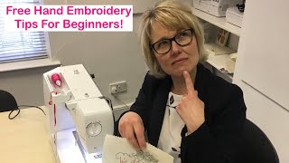 Free Machine Embroidery Tips For Beginners [upl. by Feld]