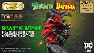 FULL REVEAL SpawnBatman Resin Statue  McFarlane Toys Collectors Club Crowdfund [upl. by Hertha]