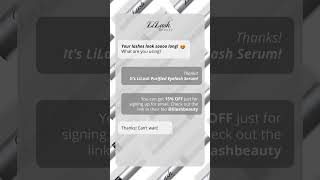 LiLash Beauty SMS Only Offers [upl. by Leiuqese]