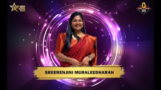 Sreerenjini Muraleedharan Nair Raji  1st Round Contestant  Q Tamil Superstar  Season 01 [upl. by Atis]