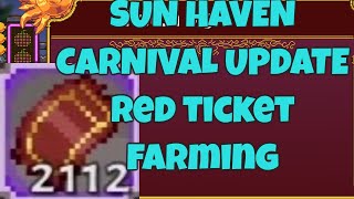 Sun Haven Carnival Red Ticket Farming [upl. by Idden]