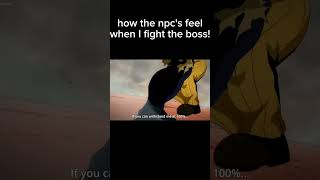 THE NPCS KNOW NOT TO JUMP IN THIS BOSS FIGHT mha myheroacademia anime eldenring boss [upl. by Lull]