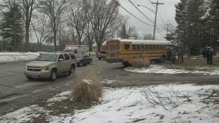 Vigo County School bus hit by dump truck [upl. by Nivak]