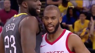 NBA fights Chris Paul and Draymond Green going at it in Game 4 [upl. by Nyrhtac]