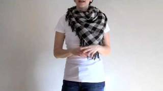 Kerchief Scarf Tutorial [upl. by Drusy716]