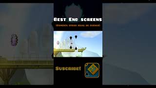 The Best End Screens  Geometry Dash [upl. by Heyde58]