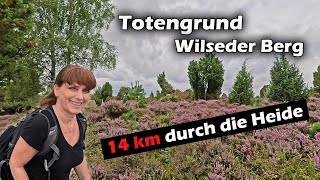 Totengrund in Lila  Wandern durch den Talkessel und auf den Wilseder Berg  Heideblüte im August [upl. by Ellerret57]