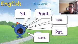 English Bossy Verbs Lesson Introduction [upl. by Ynaiffit]