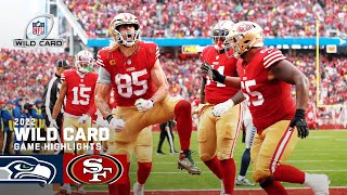 Seattle Seahawks vs San Francisco 49ers  2022 Super Wild Card Weekend Game Highlights [upl. by Zerimar]