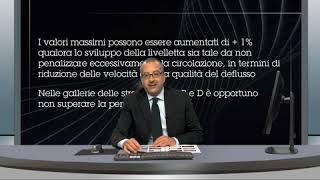 7 Profilo longitudinale dell’asse stradale e coordinamento plano altimetrico [upl. by Ainsworth]