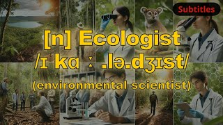 n Ecologist meaning environmental scientist with 5 examples [upl. by Buffy]