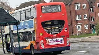 BEASTKICKDOWN Stagecoach Midlands ADL Enviro400 10920 MX06 XAV on Route 50 [upl. by Leterg]