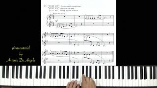 quotSULI KOquot Canzone popolare georgiana  piano tutorial by Antonio De Angelis [upl. by Dulcle]