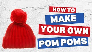 Pom Pom Perfection Easy DIY with Clover® Pom Pom Maker 🎉🧶 [upl. by Meehyr787]