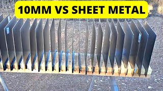 10mm vs Sheet Metal  Xtreme Penetrator JHP FMJ Buffalo Bore Heavy Outdoorsman [upl. by Lanita]