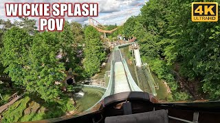 Wickie Splash POV 2024 4K 60FPS Holiday Park Mack Log Flume  NonCopyright [upl. by Leahpar]