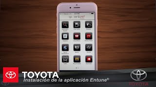 Toyota Entune l Instalación de la Aplicación Entune  Toyota [upl. by Stafford637]