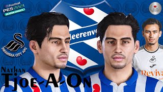 Nathan TjoeAOn Face PES 2021 FC Heerenveen on loan from Swansea City  PES 2020  NISZ Gaming [upl. by Sergius]