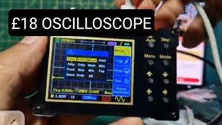 BUDGET £18 DIGITAL OSCILLOSCOPE 1MH18MHZ UNBOXING [upl. by Ilrak]