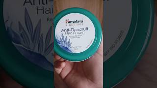 Himalaya Anti Dandruff Hair Cream Reviewdandruffhaircarehaircream [upl. by Yrro]