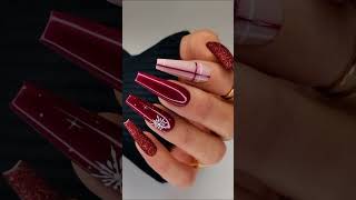 Stunning christmas coffin nails to elevate your holiday look [upl. by Eenot894]