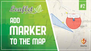 Leaflet JS Tutorial  Add A Marker To The Map Layer  Leaflet Series  GeoFox  Leaflet2 [upl. by Ravi160]