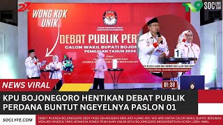 Debat Pilkada Bojonegoro Dibubarkan Langkah Kontroversial Farida Hidayati Memicu Protes [upl. by Mattheus]