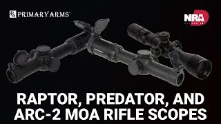 Raptor Predator and ARC2 MOA Rifle Scopes  Primary Arms [upl. by Eskill173]