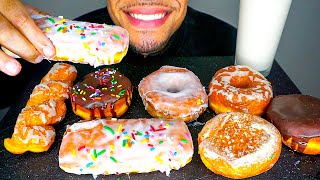 ASMR DONUTS AND MILK MUKBANG JERRY EATING SHOW NO TALKING [upl. by Eilyab]