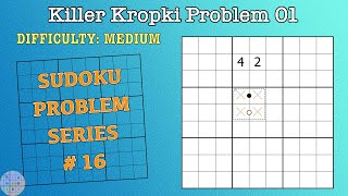 Sudoku Problem Series Killer Kropki Problem 01 [upl. by Airdnola]