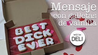 Receta fácil de galletas de vainilla con glaseado de Whisky  Ideas para regalos de San Valentin [upl. by Aggappera548]