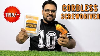 Ingco Cordless Gun  Electric Screwdriver  Ingco Cordless Screwdriver  CSDLI0442 [upl. by Osrock]