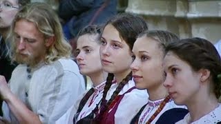 CuronianSamogitian folk song  Šiaurės Žemaičių liaudies daina  Šilta šin vasarele [upl. by Necila]