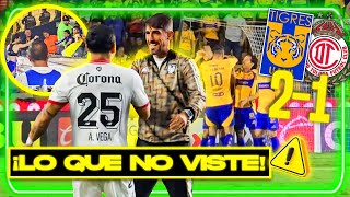 El Reencuentro de Pauno con Vega Gran gesto de Gorriarán y festejos desde cancha Tigres 21 Toluca [upl. by Adiarf]