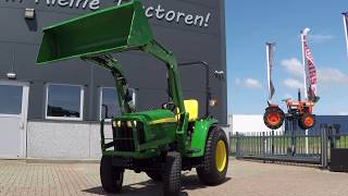 John Deere 3036E 4wd HST  2907 Draaiuren  Voorlader [upl. by Hterag]