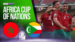 Morocco vs Comoros  AFCON 2021 HIGHLIGHTS  01142022  beIN SPORTS USA [upl. by Greenfield]