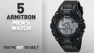 Top 10 Armitron Mens Watch 2018 Armitron Sport Mens 408209BLK Digital Watch [upl. by Narcho868]