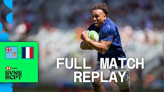 Is this the most DRAMATIC end to a match  Fiji v France  Cape Town HSBC SVNS  Full Match Replay [upl. by Wilow]