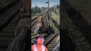 A DAY IN RDR 2 rdr2 reddeadredemption action funny funnyvideo shorts gaming gamerlife [upl. by Carrnan]