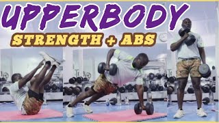 40 MIN STRENGTH amp ABS WORKOUT Low Impact Lvl 234 [upl. by Acinemod497]