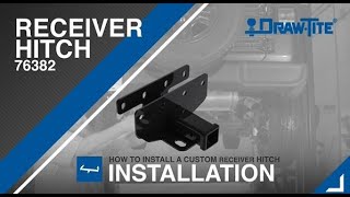 2021 Jeep Wrangler JL Hitch Installation  Draw•Tite®  76382  2007 2021 Jeep Wrangler [upl. by Pellikka]